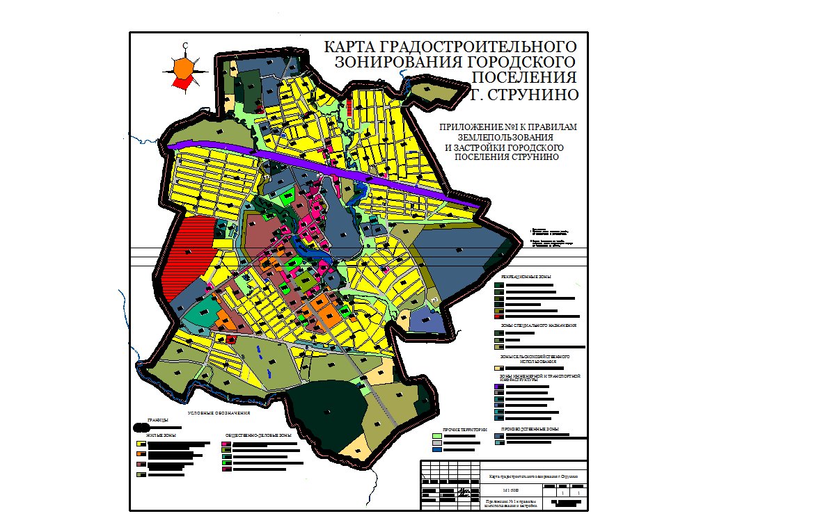 Карта струнино владимирская